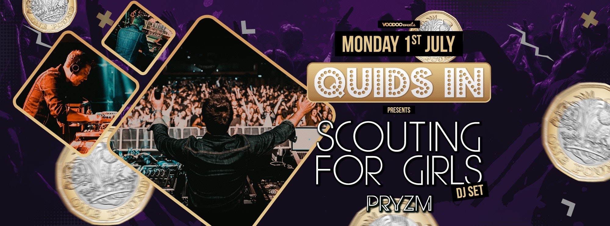 Scouting for Girls @ Quids In Mondays at PRYZM