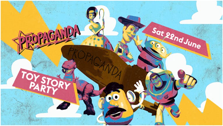 Propaganda Bristol - Toy Story Party