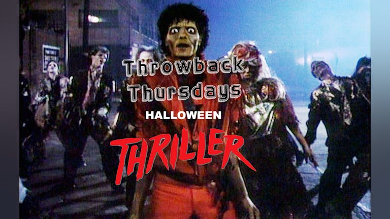 [SELL OUT WARNING] Throwback Thursdays - Halloween Thriller - Popworld (Actual Halloween)