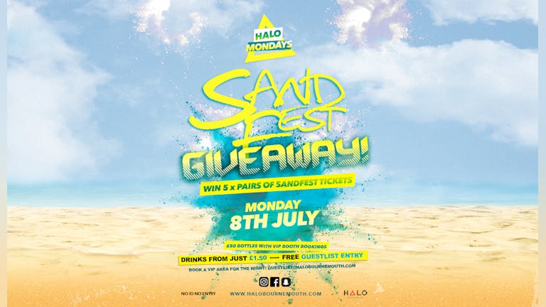 SandFest Giveaway 08.07.19 Halo Mondays 