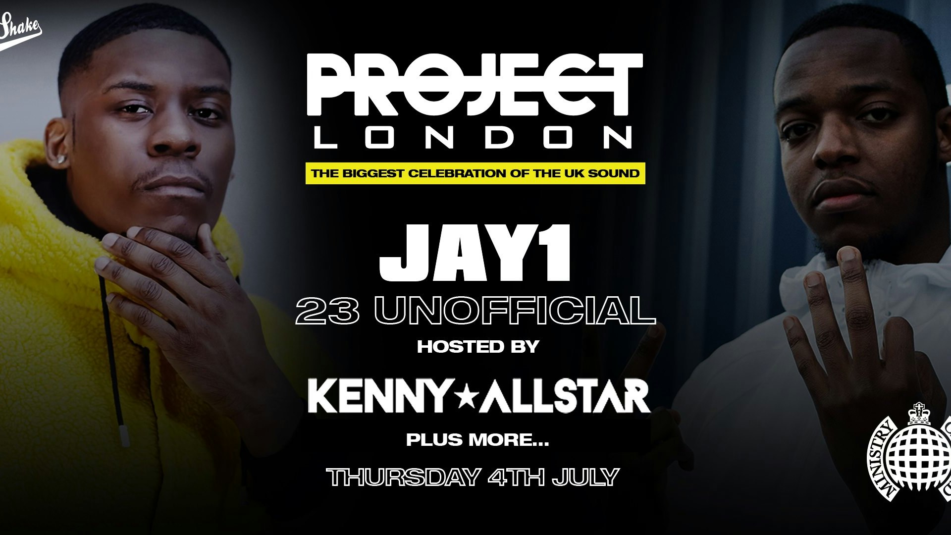 Project London  – Tonight | Ministry of Sound Doors open 10:30pm Tickets On the door