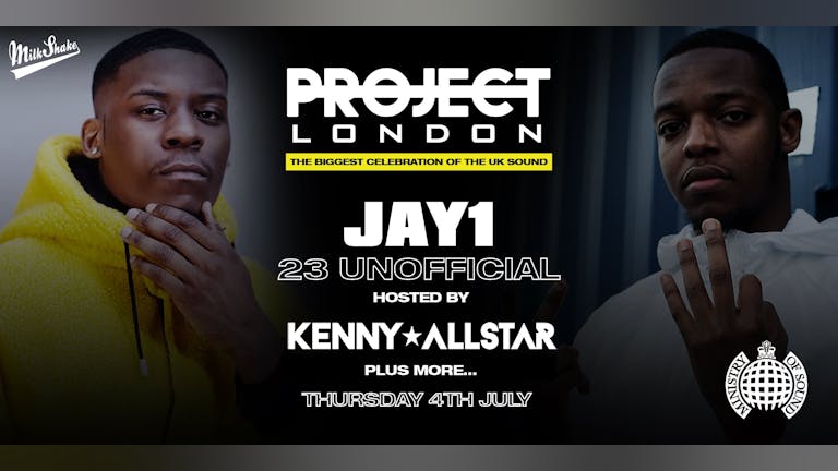 Project London  - Tonight | Ministry of Sound Doors open 10:30pm Tickets On the door