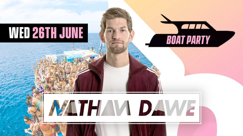 SOLD OUT The Take Off Boat Party with Nathan Dawe