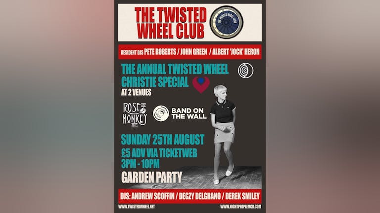 The Twisted Wheel Club - 2 Venue Christie Special