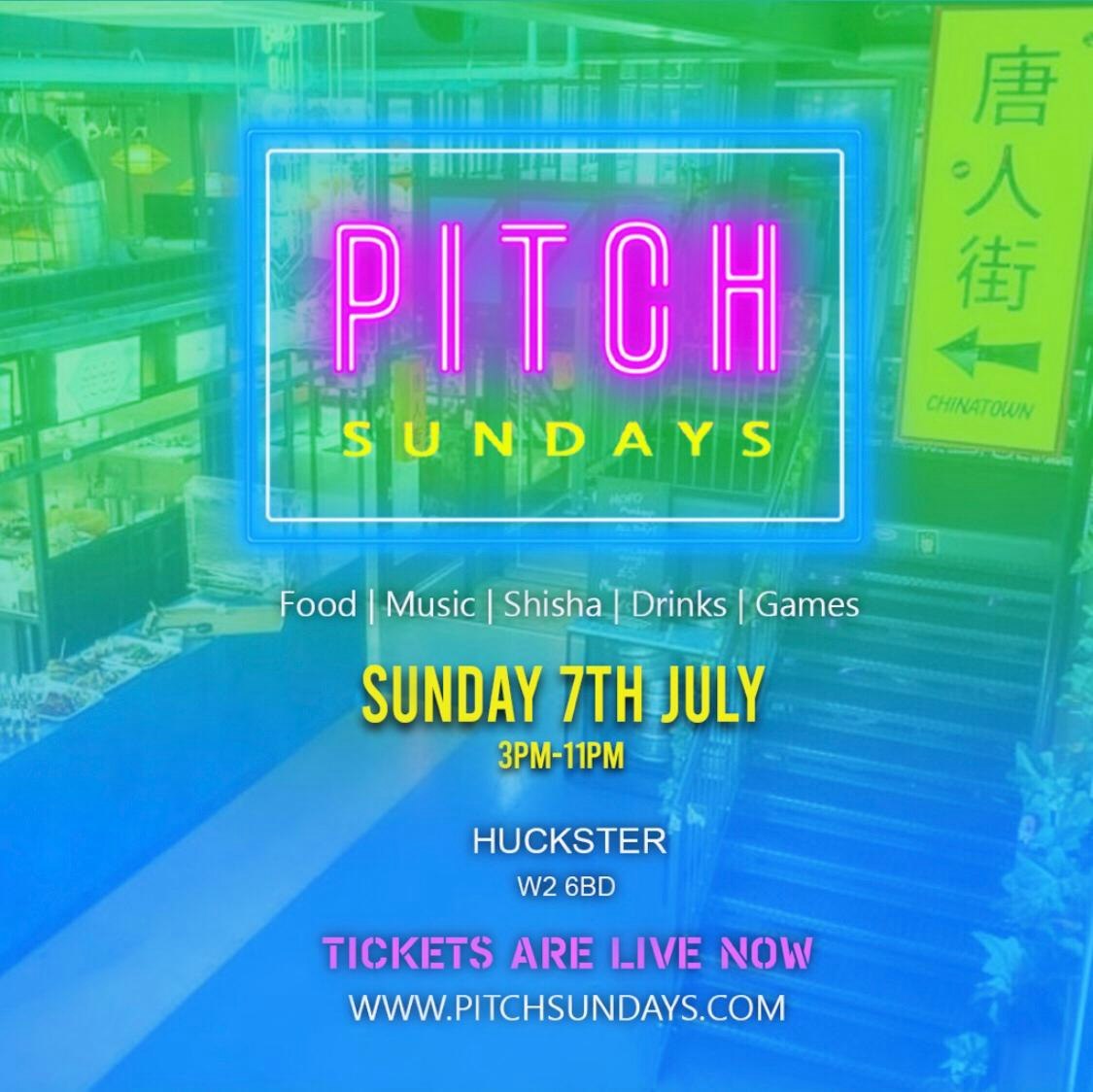 PITCH SUNDAYS LONDON’S NUMBER 1 DAY PARTY