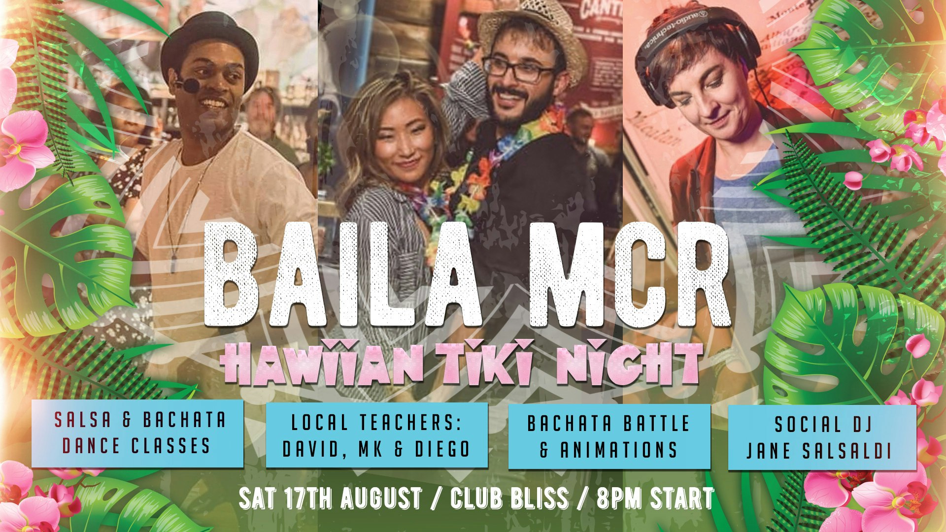 Baila Manchester: Hawaiian Tiki Night