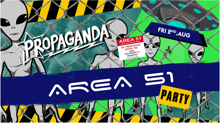 Propaganda Bath – Area 51 Party!