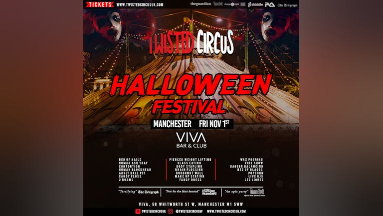 Twisted Circus Halloween Festival - Manchester