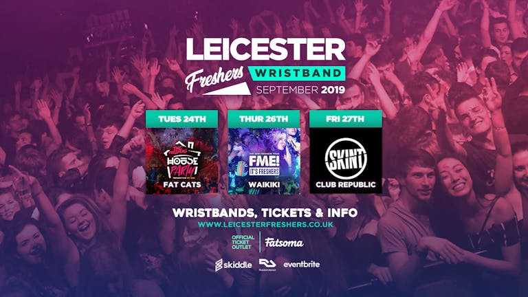 Leicester Freshers Wristband 2019 ///
