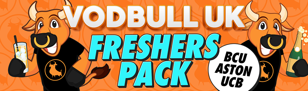 Vodbull UK Freshers Pack – BCU/Aston/UCB ?SOLD OUT?