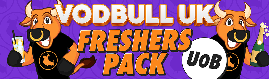 Vodbull UK Freshers Pack – UoB – ?SOLD OUT?