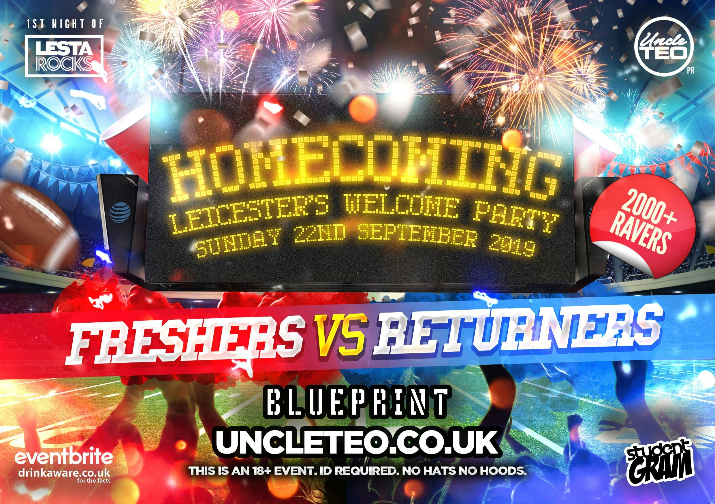 Homecoming – Urban Welcome Party at Blueprint [Last 100 Tickets!]