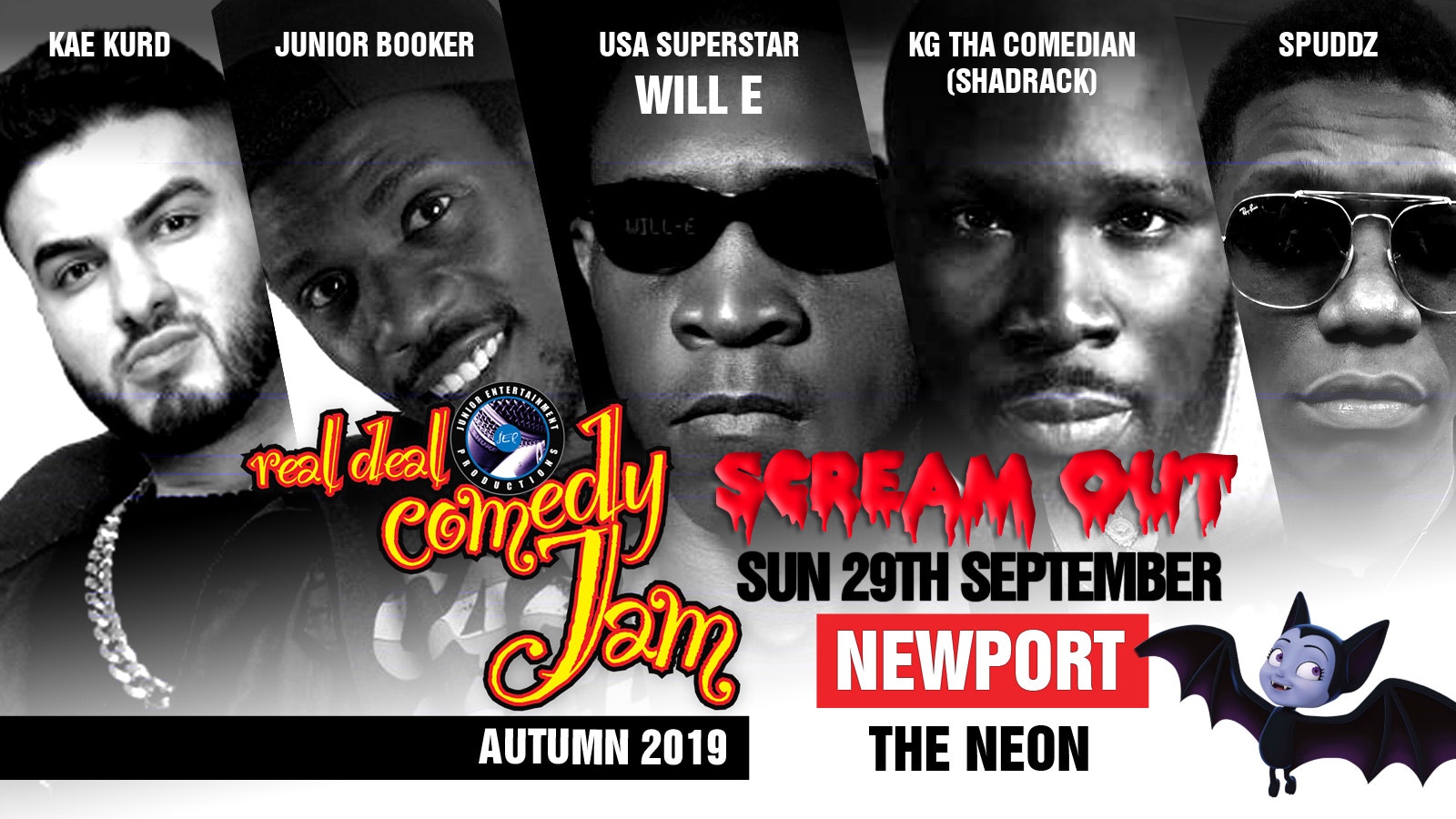 Real Deal Comedy Jam – Newport ‘Scream Out’