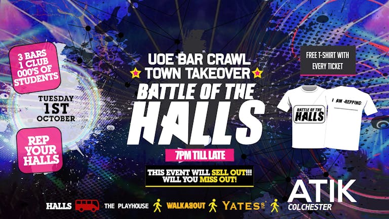 Battle Of The Halls BAR CRAWL - UoE Town Takeover 