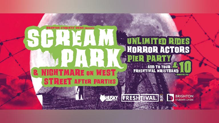 ScreamPark Halloween Pier Party in Brighton (Eastbourne Students)
