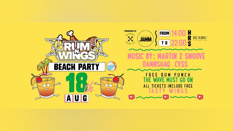 Rum & Wings - All Day Chicken & Rum Party!