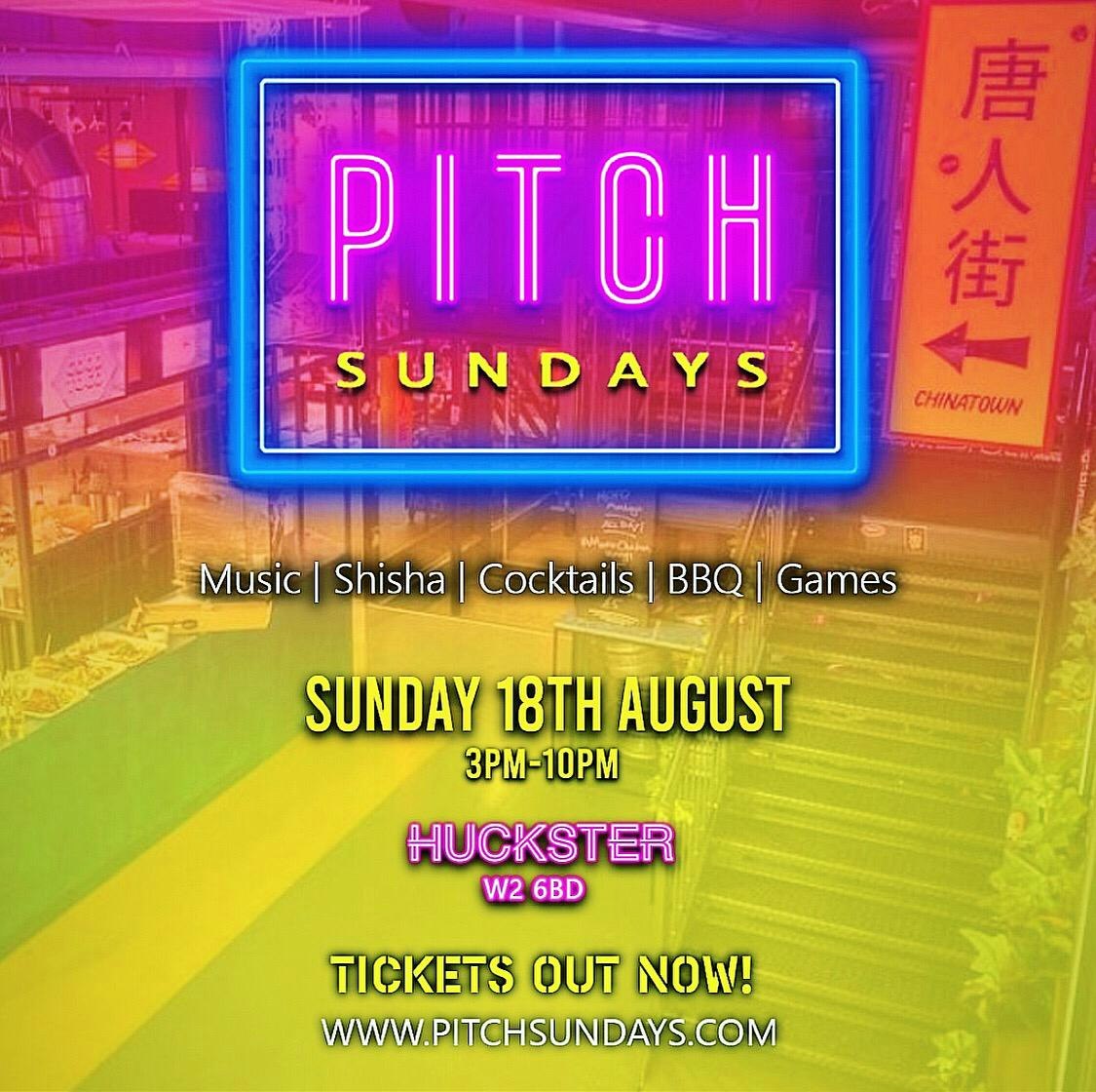 PITCH SUNDAYS LONDON’S NUMBER 1 DAY PARTY