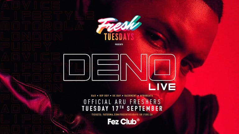 Official ARU Freshers 2019: DENO LIVE