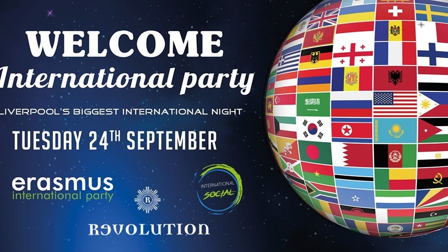 Erasmus Welcome International Party – Liverpool