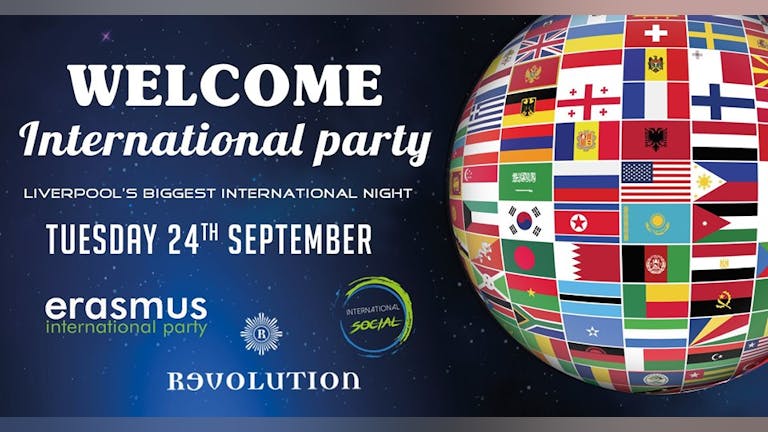 Erasmus Welcome International Party - Liverpool
