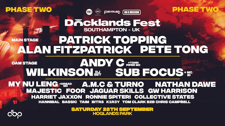 Docklands Festival Southampton - Final 1,000 Tickets Added - 28th September