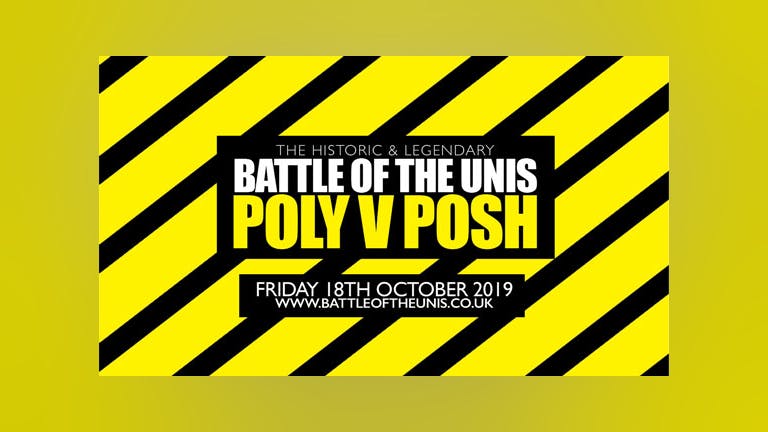 The Historic Battle Of The Unis "Poly V Posh" Bar Crawl!
