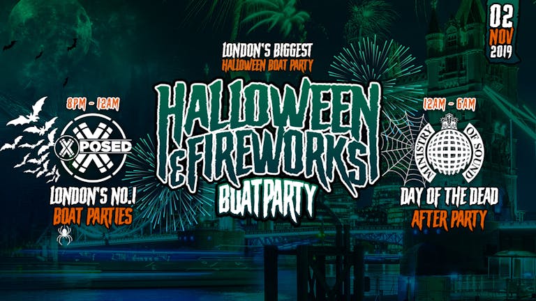 Halloween Boat Party with FREE Ministry Of Sound After Party!