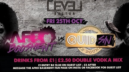 Quid SIN  in Fridays vs Afro-Boos-ment Halloween special