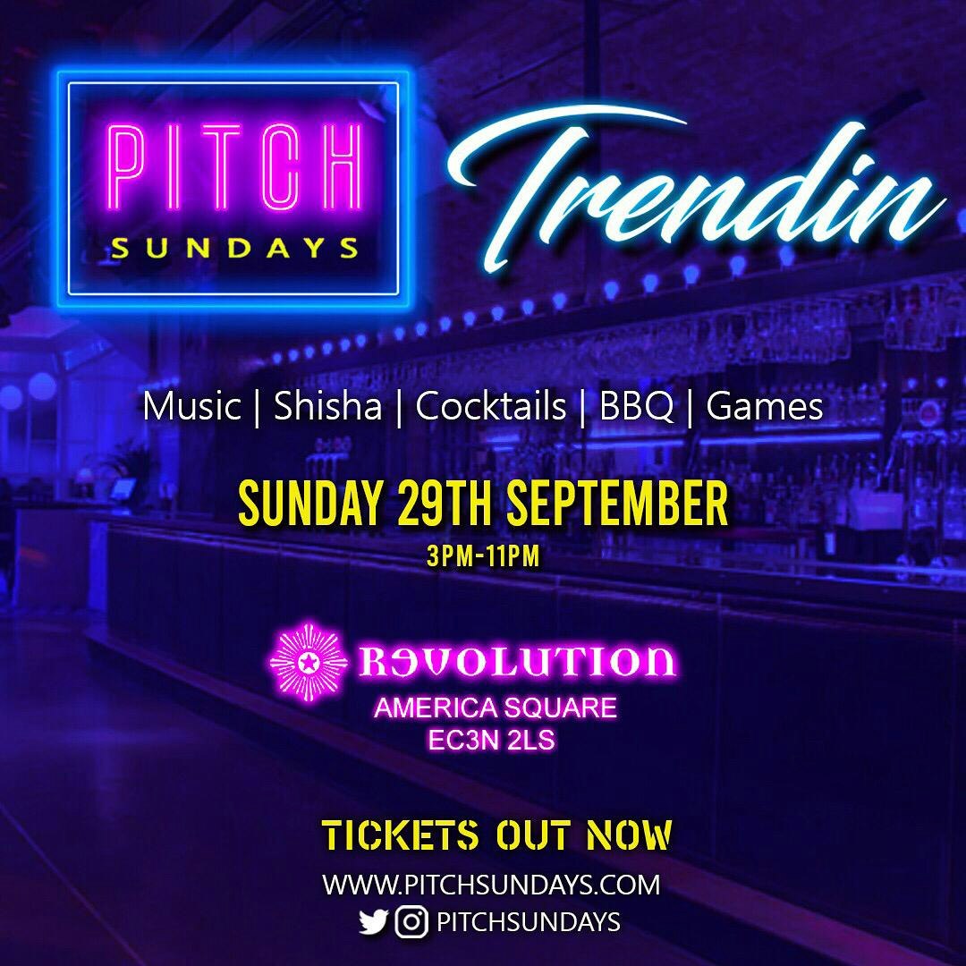 PITCH SUNDAYS LONDON’S NUMBER 1 DAY PARTY