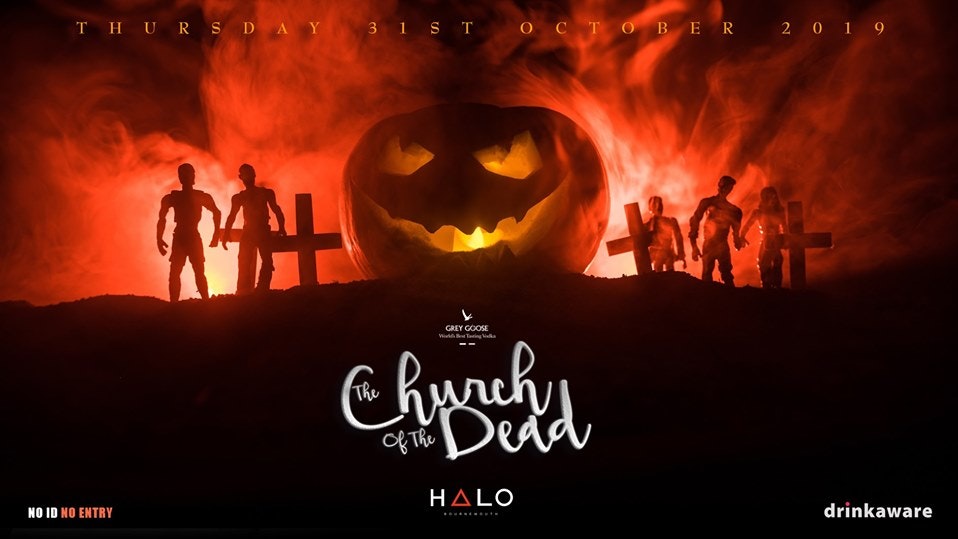The Church of the Dead – Halo Halloween 2019 / Final Tickets on sale now.