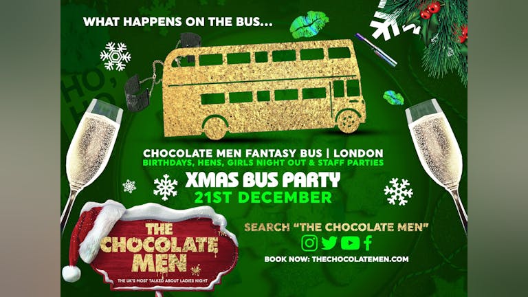The Chocolate Men SEXY SANTA Fantasy Bus