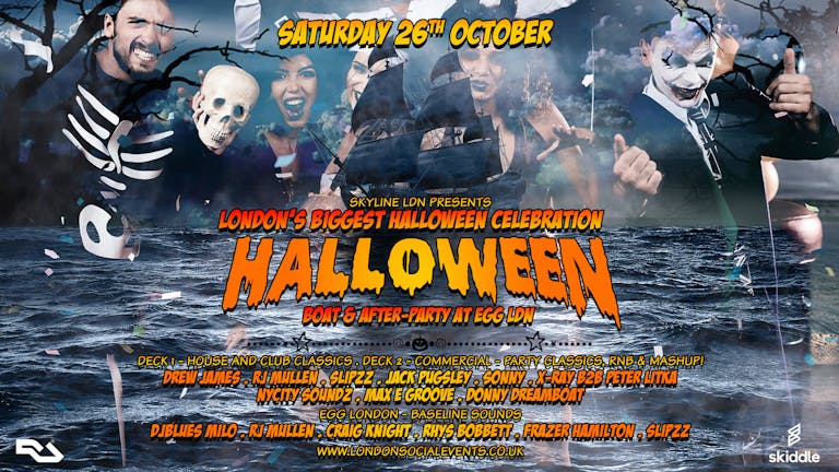 Halloween Boat party plus a free after-party