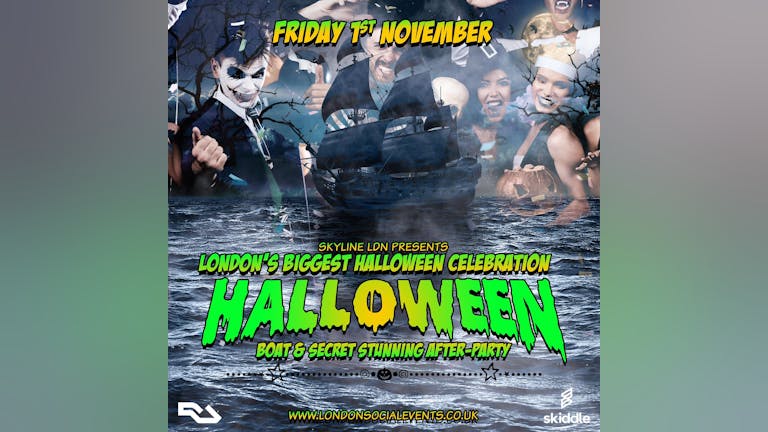 Halloween boat party with free after party