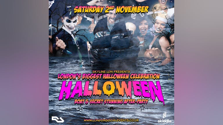 Halloween Boat party with Secret Free after party