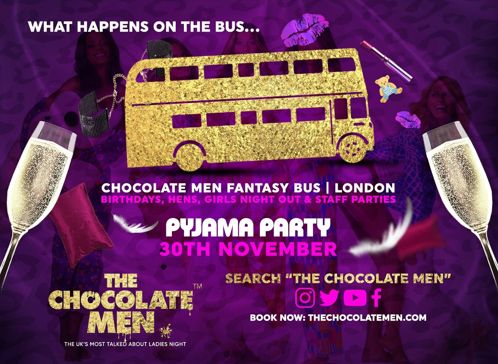 Pick　Stop　Fatsoma　London,　10pm　up:　PARTY　Rhino,　next　Fantasy　PYJAMA　Men　Bus　The　Spearmint　Nov　Bus　London　Tesco's　Chocolate　30th　at　to　on　2019