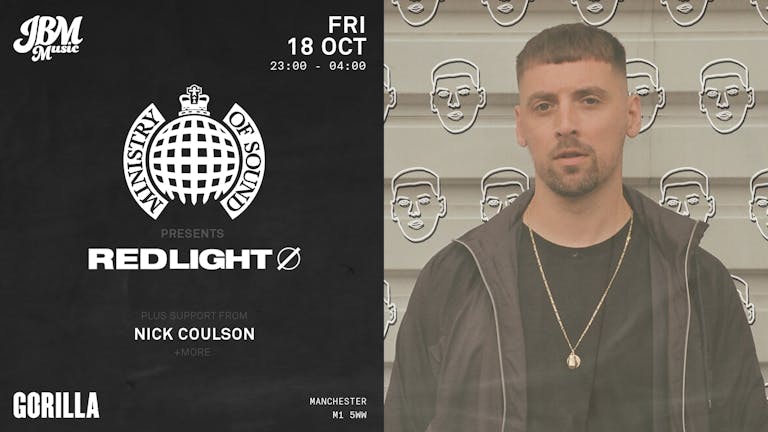 Cancelled: Ministry of Sound: Redlight