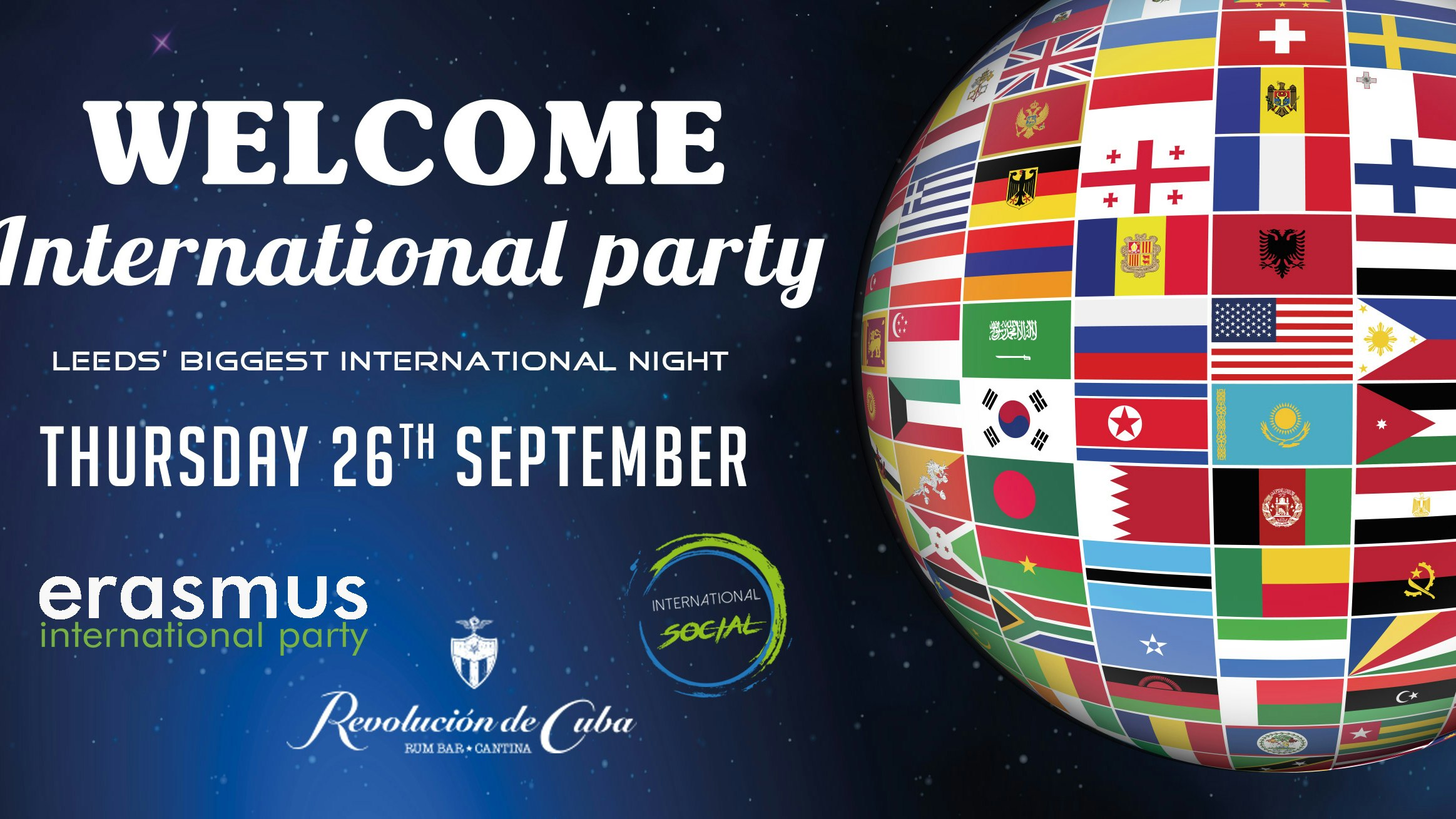 Welcome International Party – Leeds