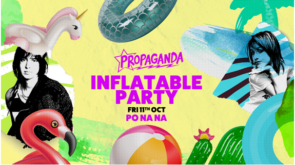 Propaganda Bath – Inflatable Party!
