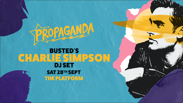 Propaganda Northampton – Busted’s Charlie Simpson (DJ Set)!