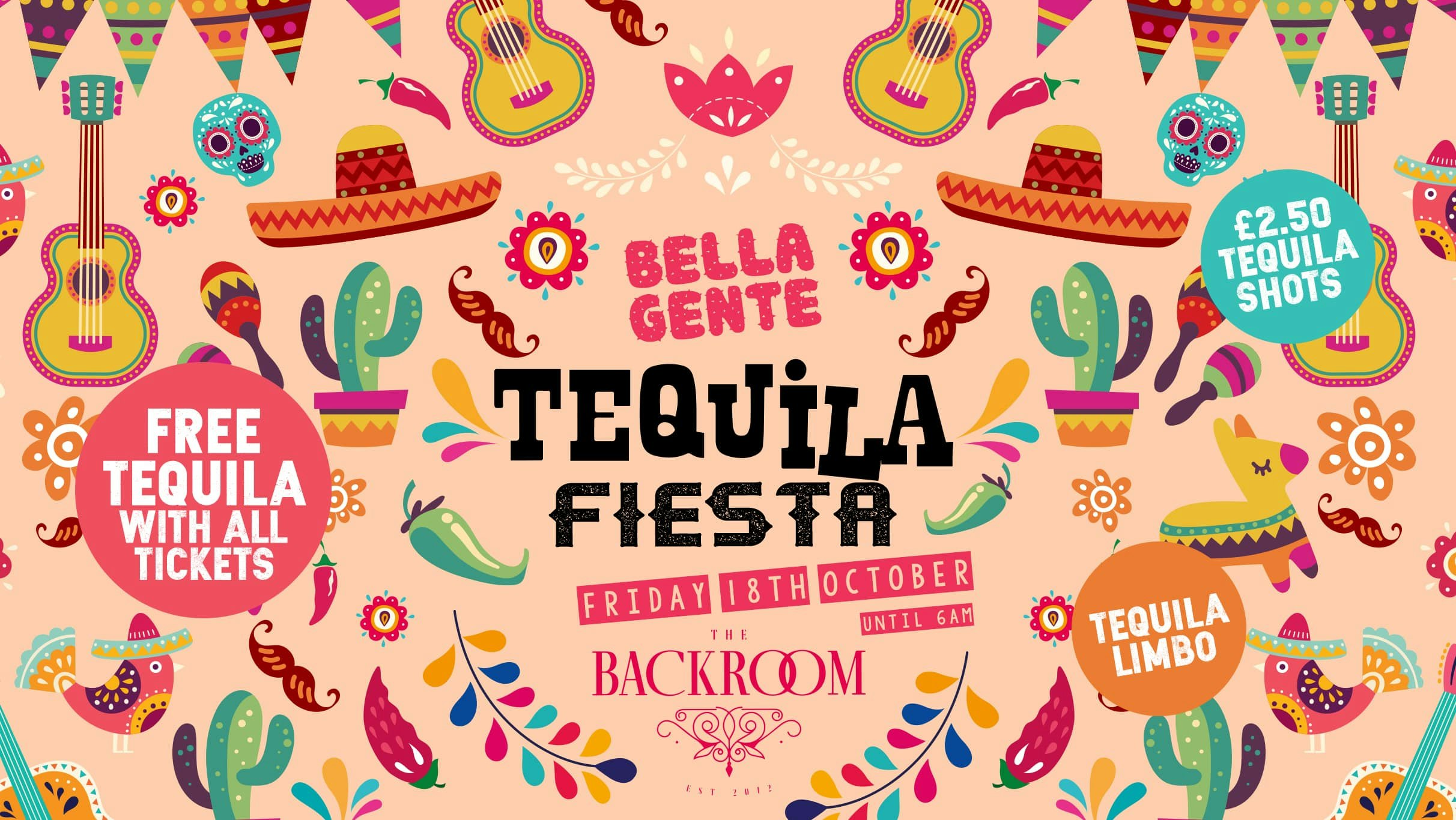 Leeds Tequila Fiesta x Bella Gente :: Free Tequila