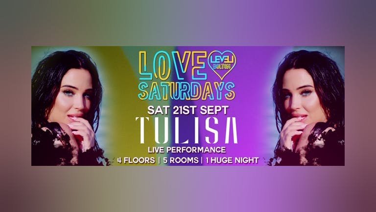 Love Saturdays x Tulisa Live Performance 