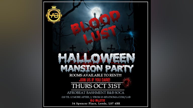 BLOODLUST Mansion Party