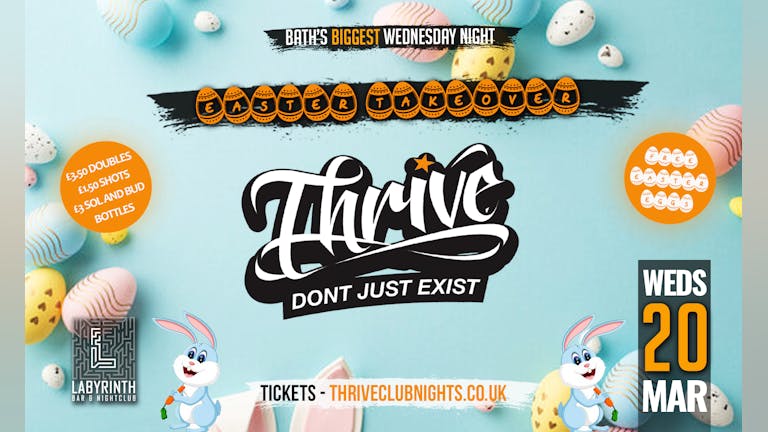Thrive Wednesdays - EASTER PARTY!! 🐰🐣🐥