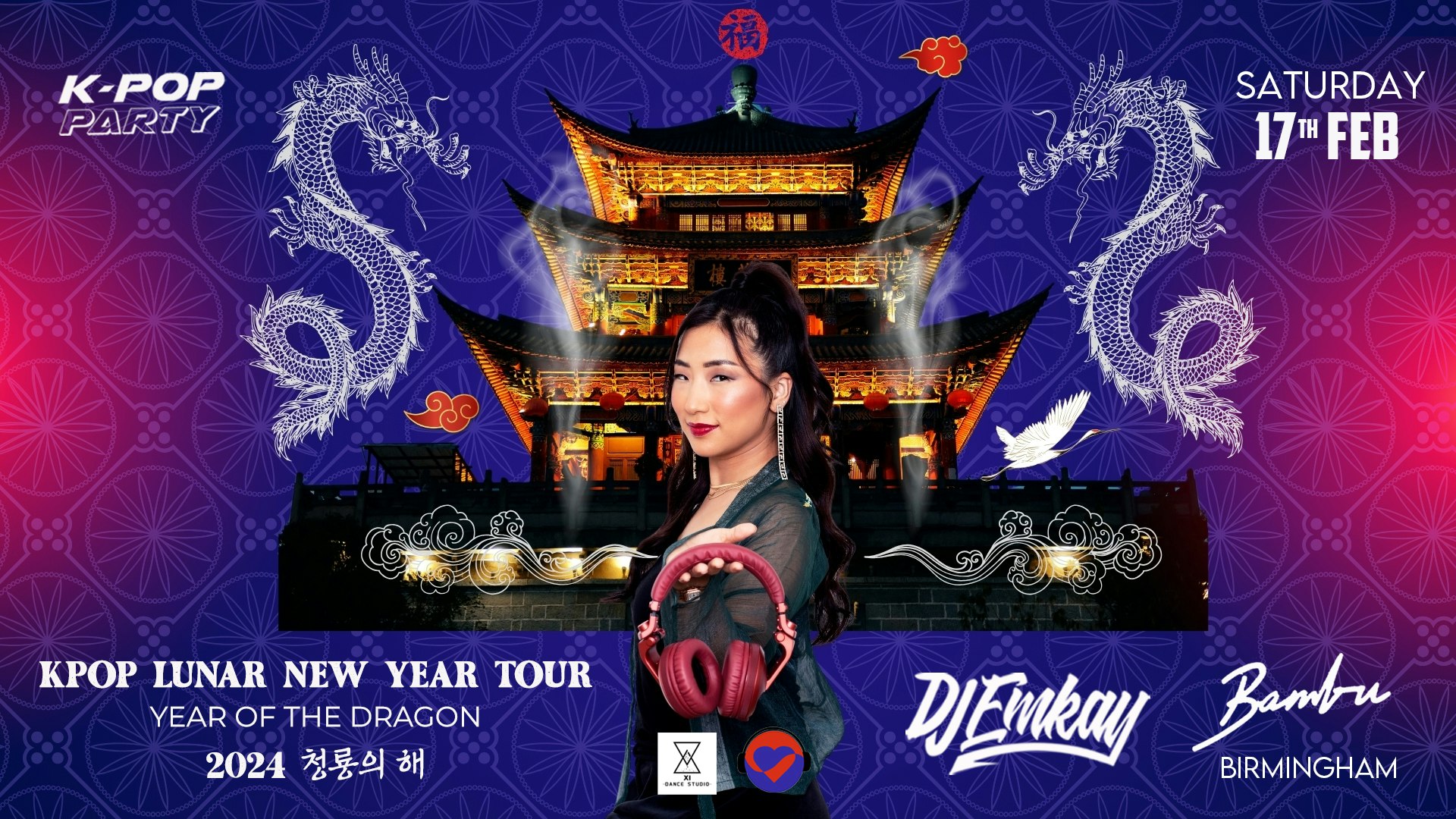 K-Pop LUNAR NEW YEAR Party Birmingham with DJ EMKAY | Saturday 17th February