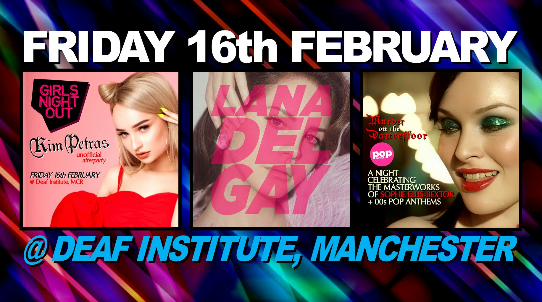 Girls Night Out + Lana Del Gay + Pop Curious? ‘Murder On The Dancefloor