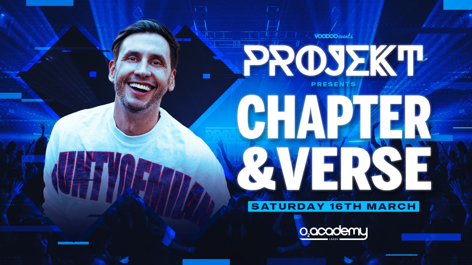 PROJEKT – Easter Closing Party – feat Chapter & Verse – Saturday 16th March