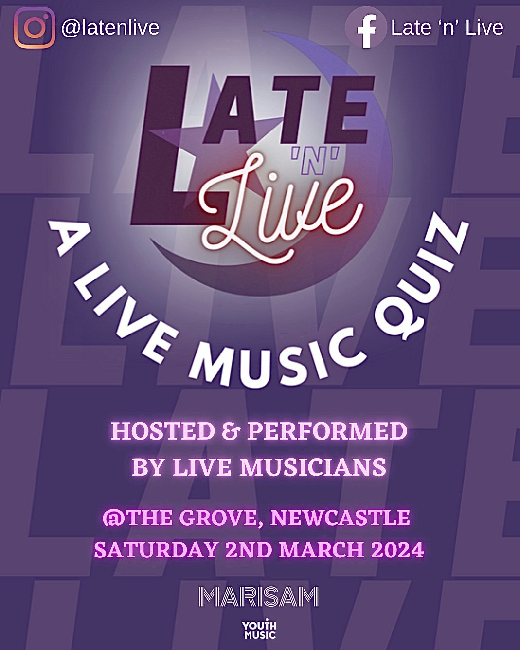 Late ‘N’ Live – A Live Music Quiz