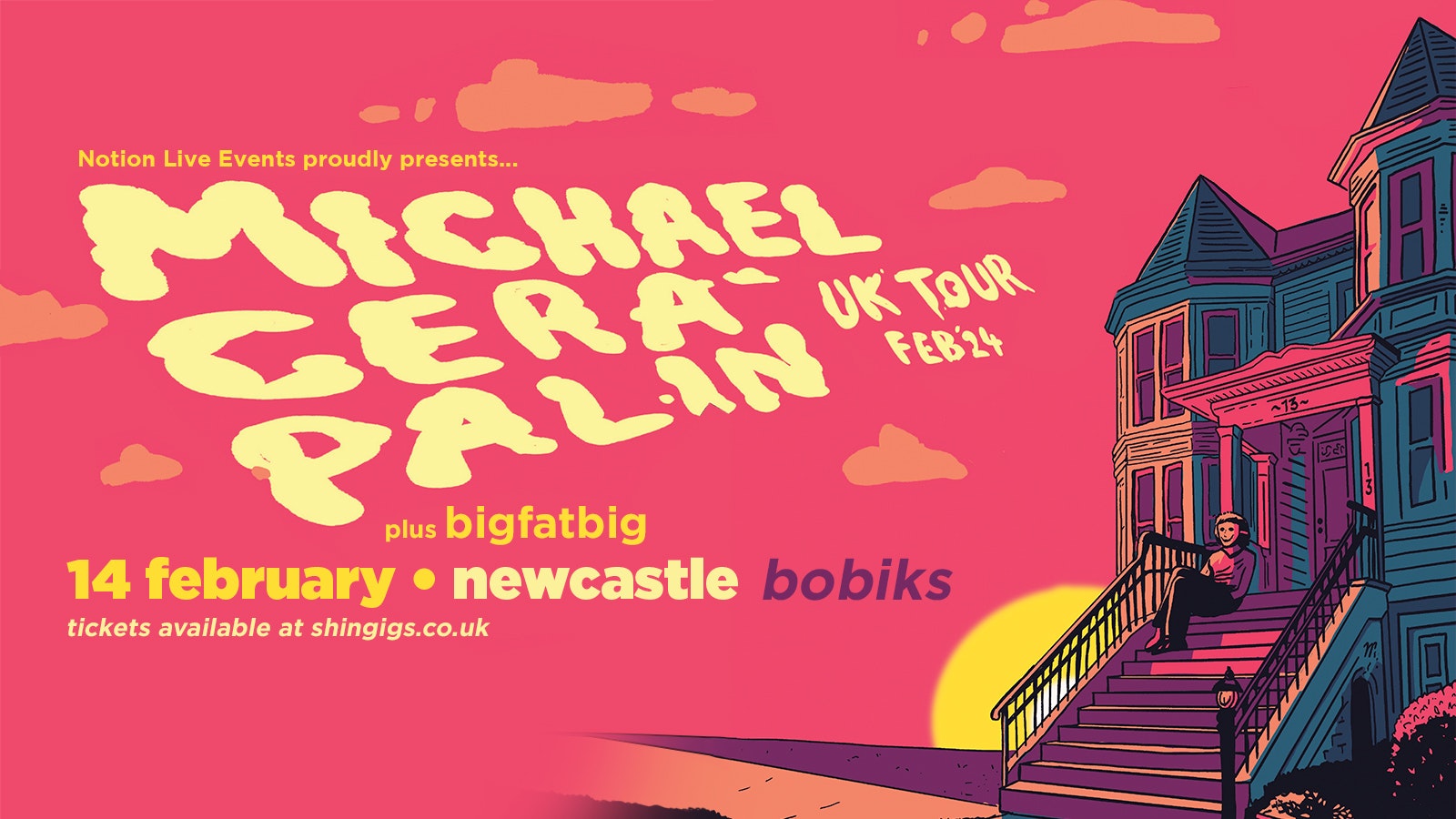 (SOLD OUT!) Michael Cera Palin + bigfatbig