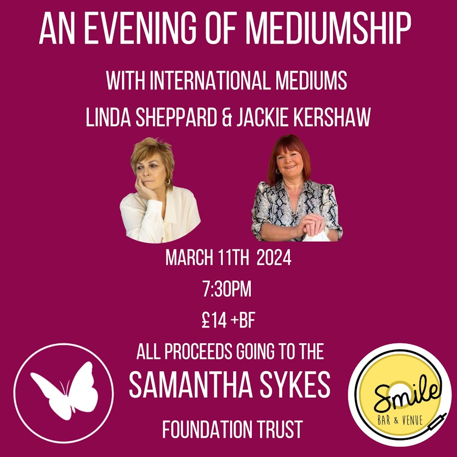 Evening of Mediumship with international Mediums Linda Sheppard & Jackie Kershaw