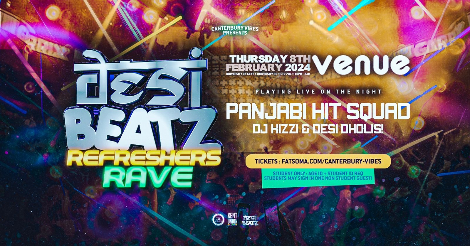 Desi Beatz: REFRESHERS RAVE! 08.02.24 | Ft. PANJABI HIT SQUAD LIVE!